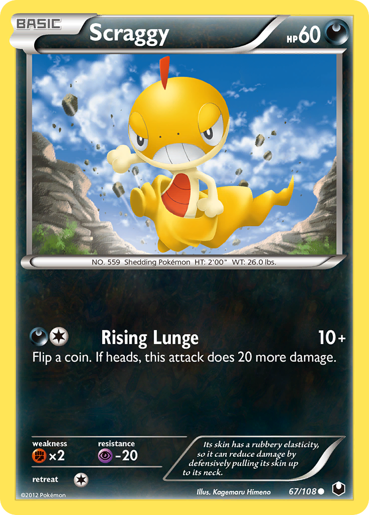 Scraggy (67/108) [Black & White: Dark Explorers] | Game Haven TX