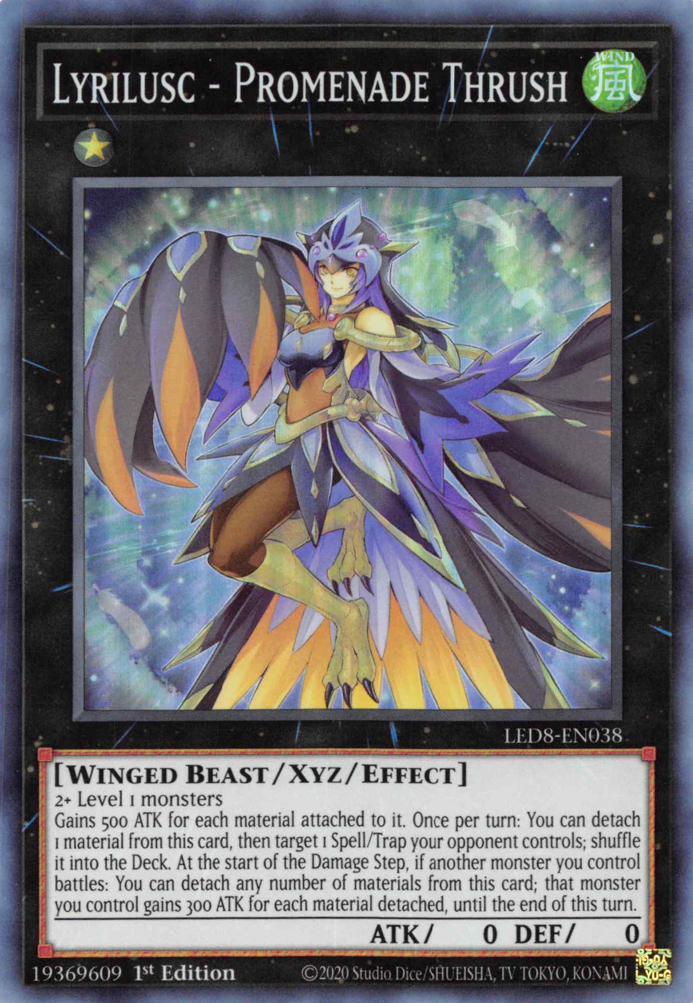 Lyrilusc - Promenade Thrush [LED8-EN038] Super Rare | Game Haven TX