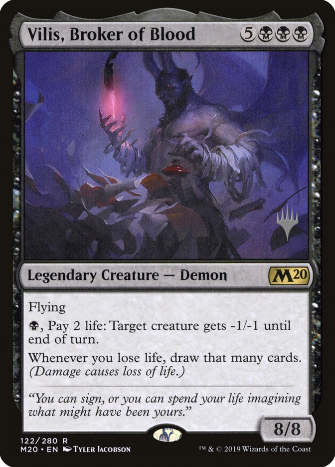 Vilis, Broker of Blood [Core Set 2020 Promos] | Game Haven TX