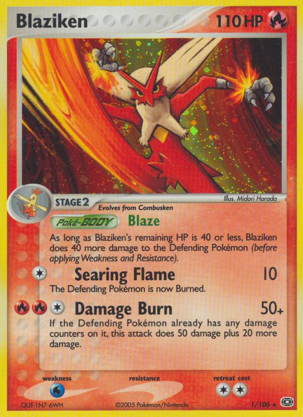 Blaziken (1/106) [EX: Emerald] | Game Haven TX