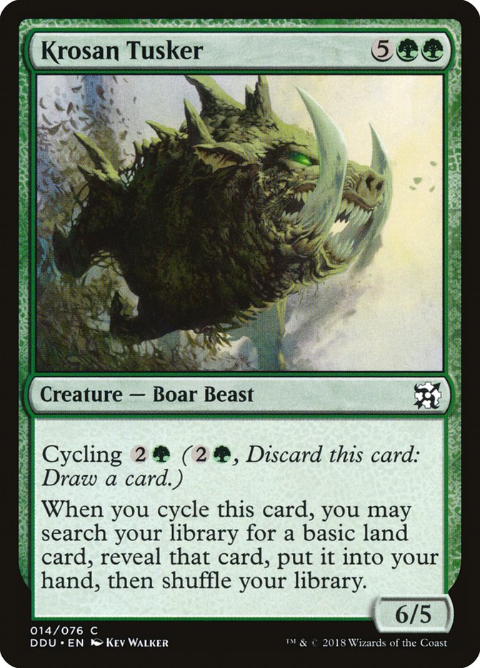 Krosan Tusker [Duel Decks: Elves vs. Inventors] | Game Haven TX