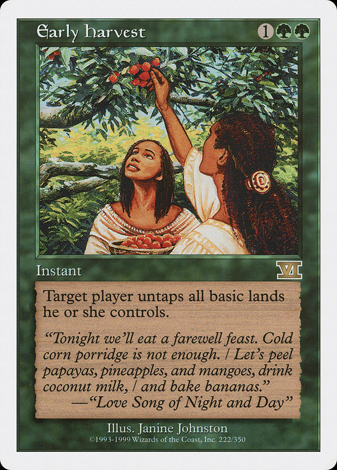 Early Harvest [Classic Sixth Edition] | Game Haven TX