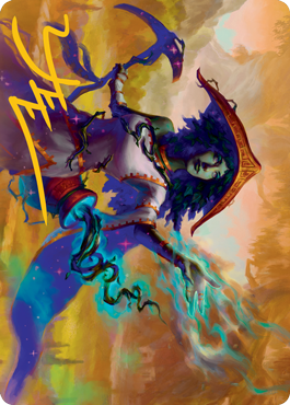 Sythis, Harvest's Hand Art Card (Gold-Stamped Signature) [Modern Horizons 2 Art Series] | Game Haven TX