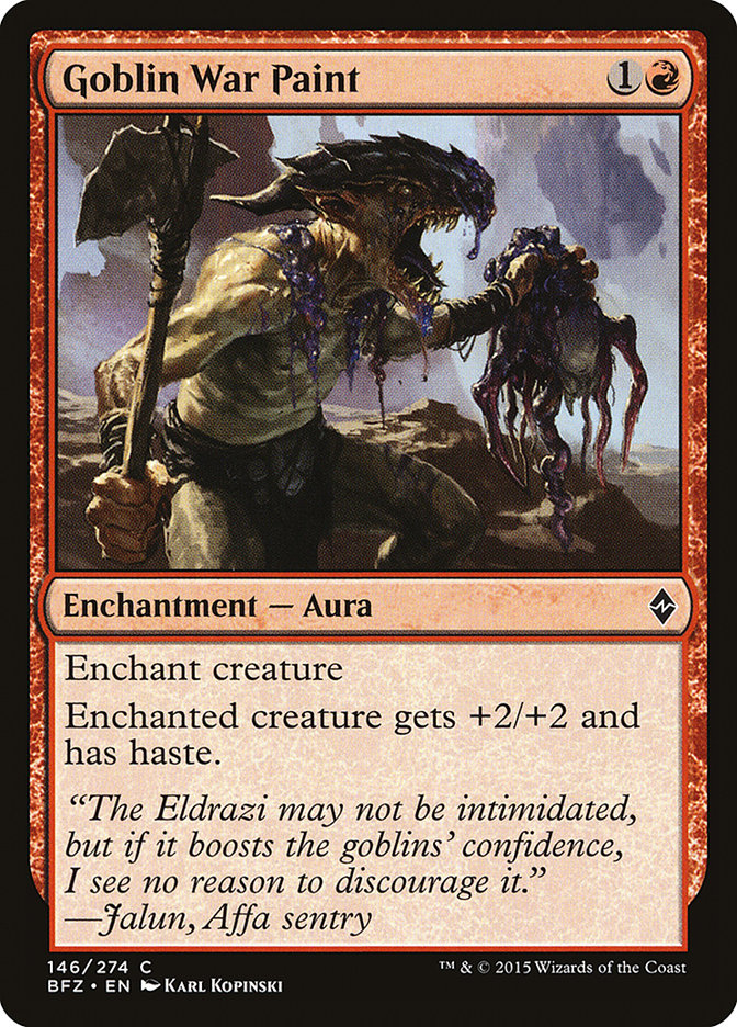 Goblin War Paint [Battle for Zendikar] | Game Haven TX