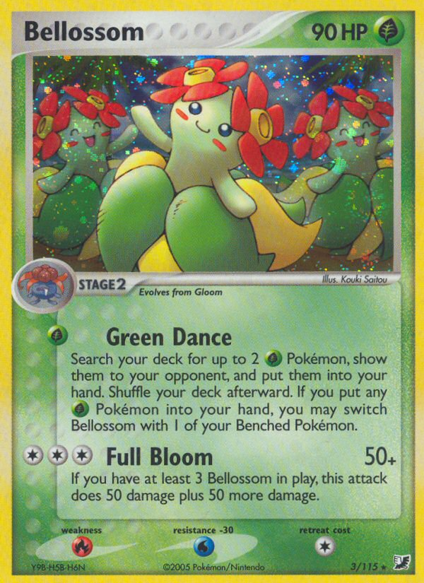 Bellossom (3/115) [EX: Unseen Forces] | Game Haven TX