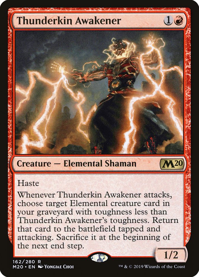 Thunderkin Awakener [Core Set 2020] | Game Haven TX