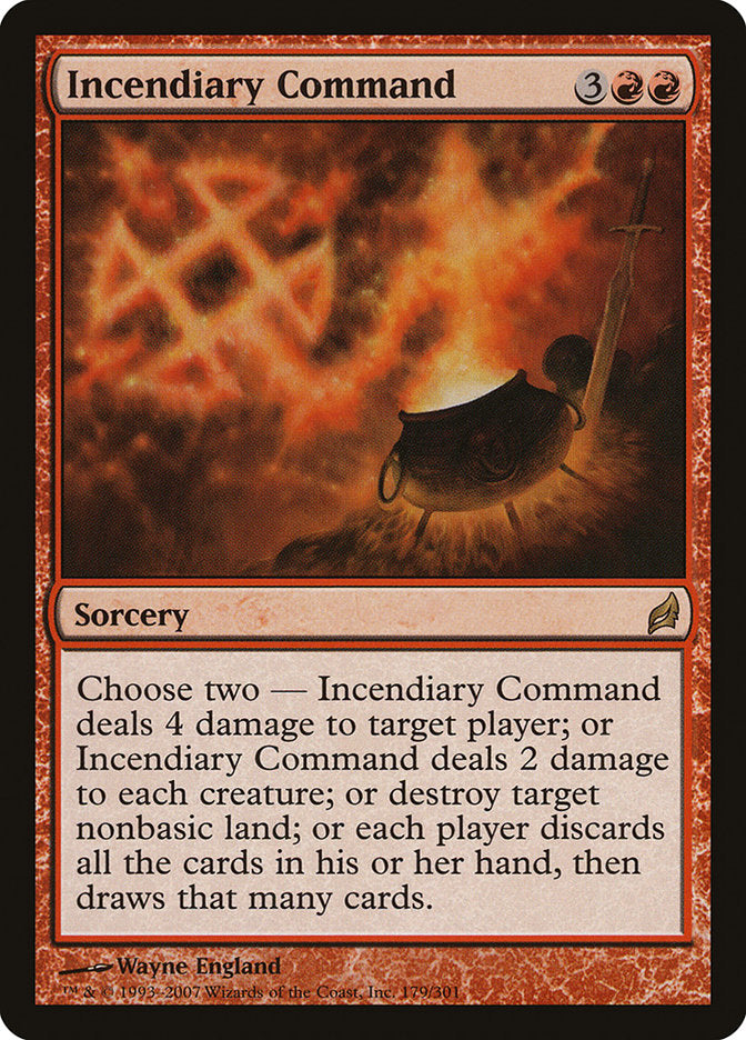 Incendiary Command [Lorwyn] | Game Haven TX