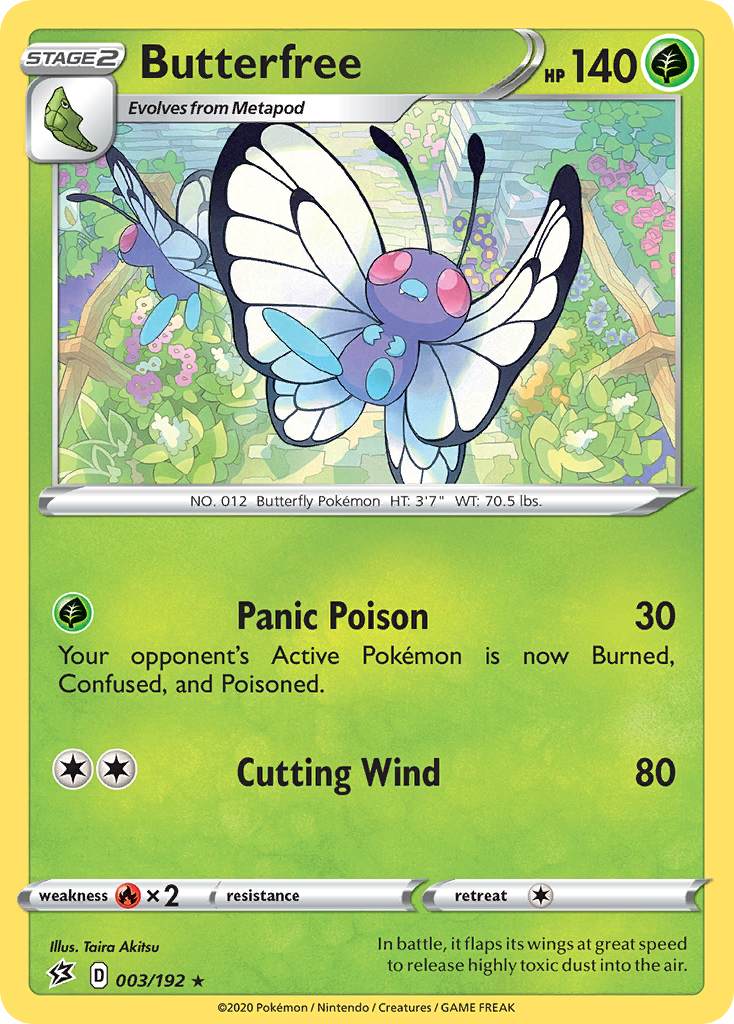 Butterfree (003/192) [Sword & Shield: Rebel Clash] | Game Haven TX