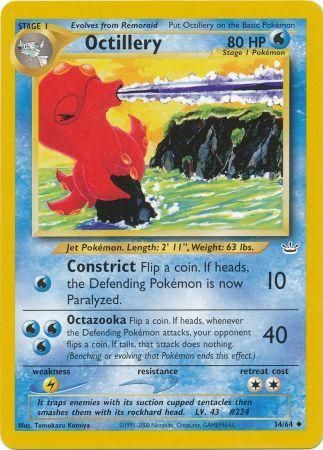 Octillery (34/64) [Neo Revelation Unlimited] | Game Haven TX