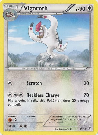 Vigoroth (28/30) [XY: Trainer Kit 1 - Bisharp] | Game Haven TX