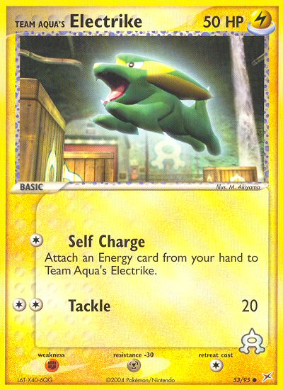 Team Aqua's Electrike (53/95) [EX: Team Magma vs Team Aqua] | Game Haven TX