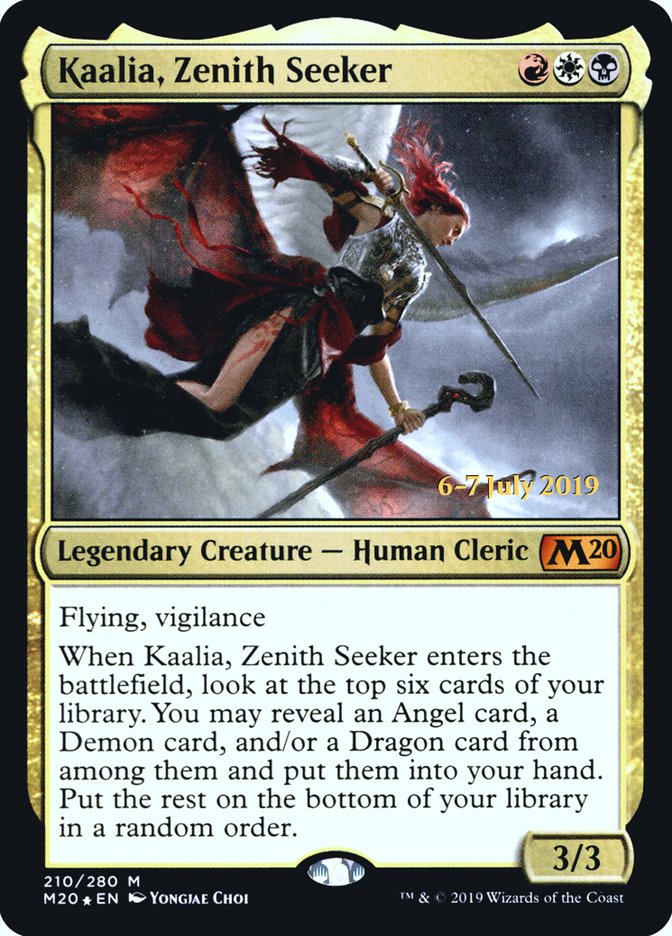 Kaalia, Zenith Seeker [Core Set 2020 Promos] | Game Haven TX
