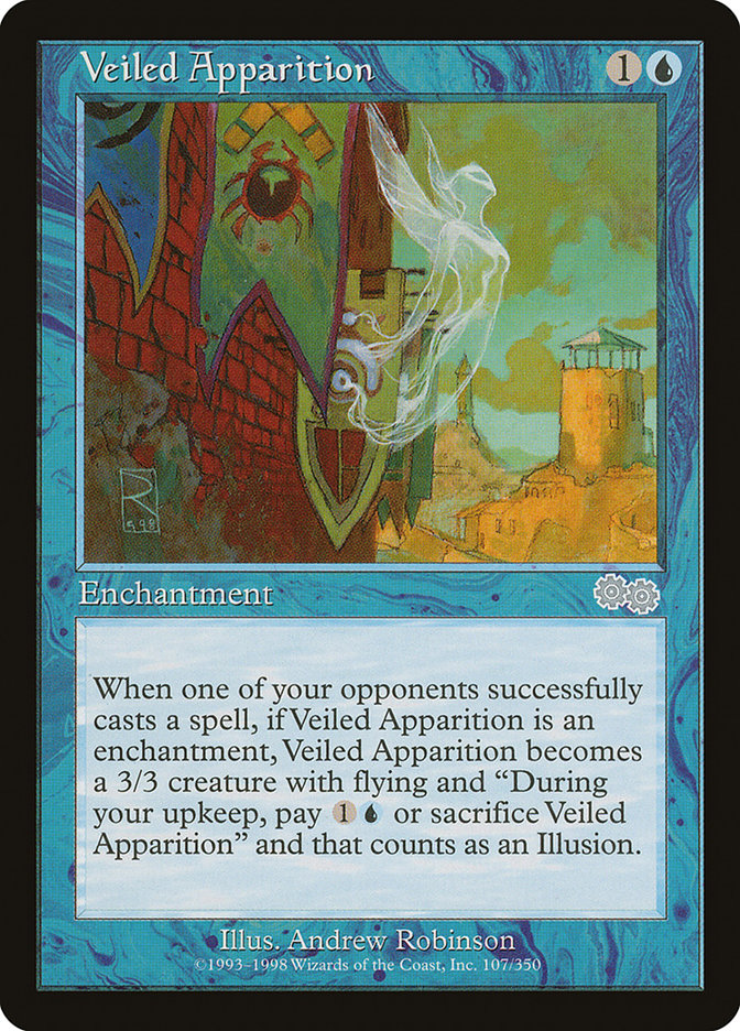 Veiled Apparition [Urza's Saga] | Game Haven TX
