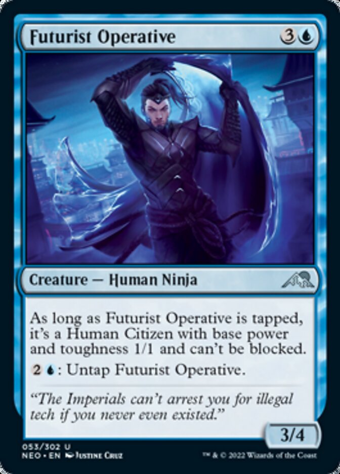 Futurist Operative [Kamigawa: Neon Dynasty] | Game Haven TX