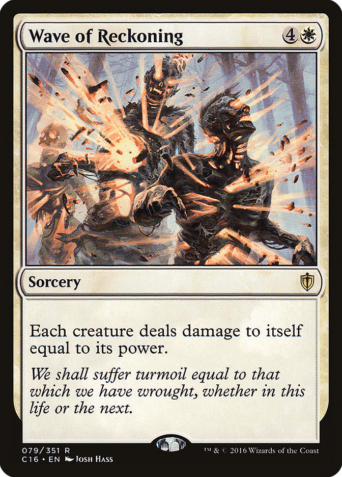 Wave of Reckoning [Commander 2016] | Game Haven TX