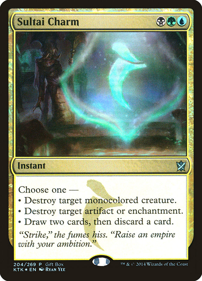 Sultai Charm (Gift Box) [Khans of Tarkir Promos] | Game Haven TX