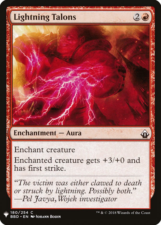 Lightning Talons [Mystery Booster] | Game Haven TX