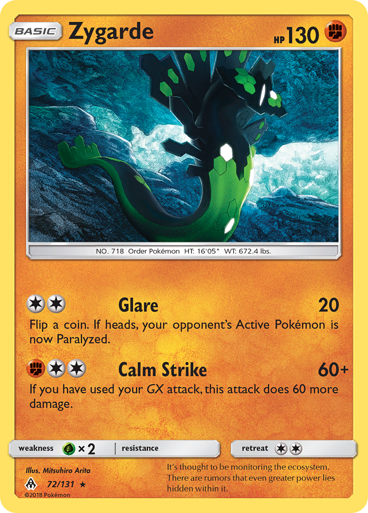 Zygarde (72/131) [Sun & Moon: Forbidden Light] | Game Haven TX