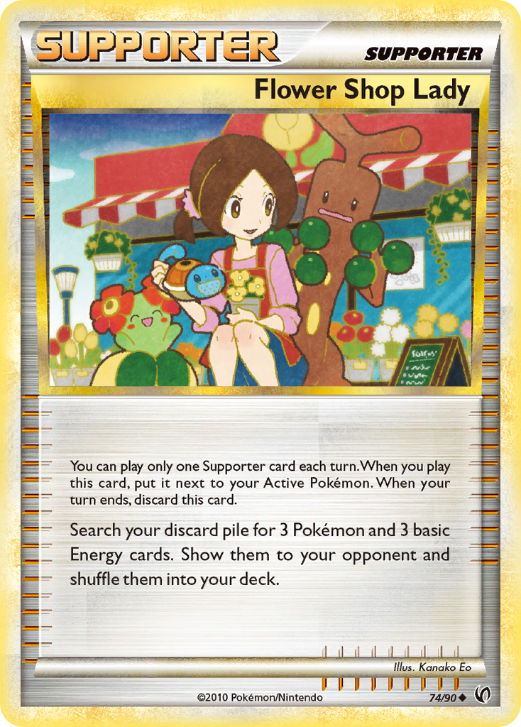 Flower Shop Lady (74/90) [HeartGold & SoulSilver: Undaunted] | Game Haven TX