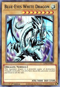 Blue-Eyes White Dragon (Green) [LDS2-EN001] Ultra Rare | Game Haven TX
