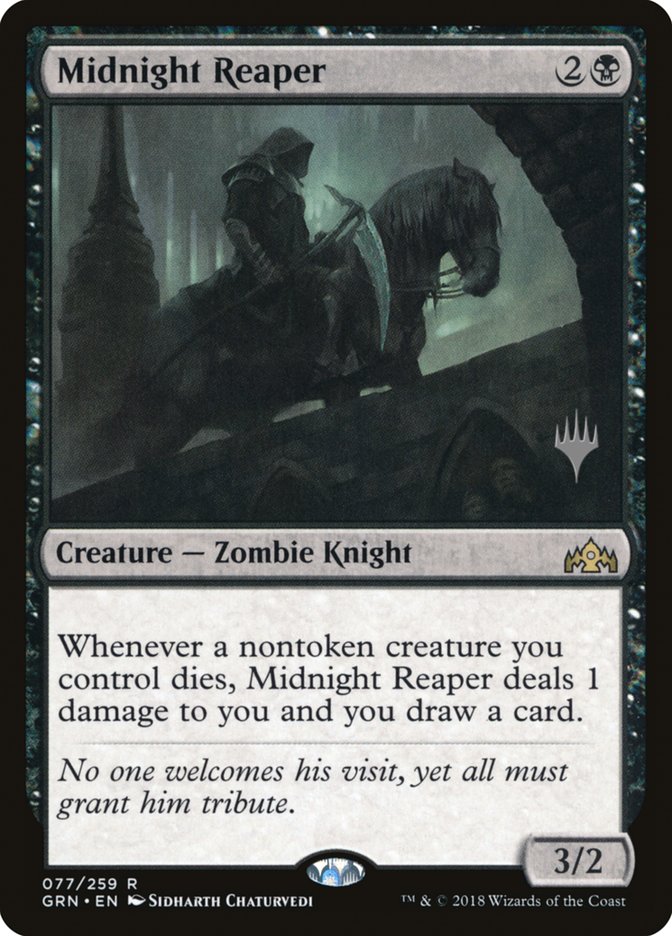 Midnight Reaper [Guilds of Ravnica Promos] | Game Haven TX