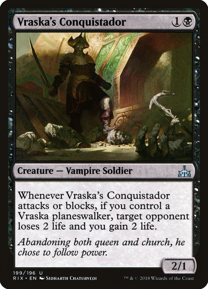 Vraska's Conquistador [Rivals of Ixalan] | Game Haven TX