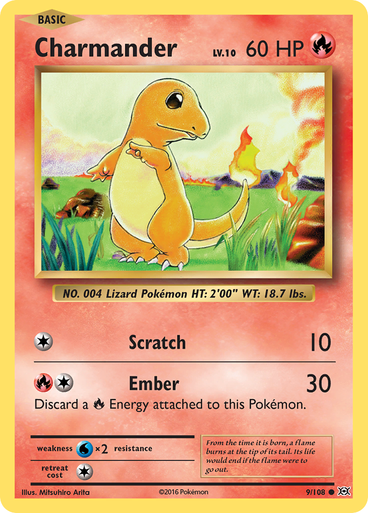 Charmander (9/108) [XY: Evolutions] | Game Haven TX