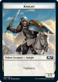 Knight // Soldier Double-sided Token [Core Set 2021 Tokens] | Game Haven TX
