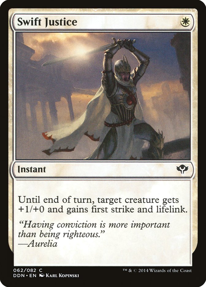 Swift Justice [Duel Decks: Speed vs. Cunning] | Game Haven TX