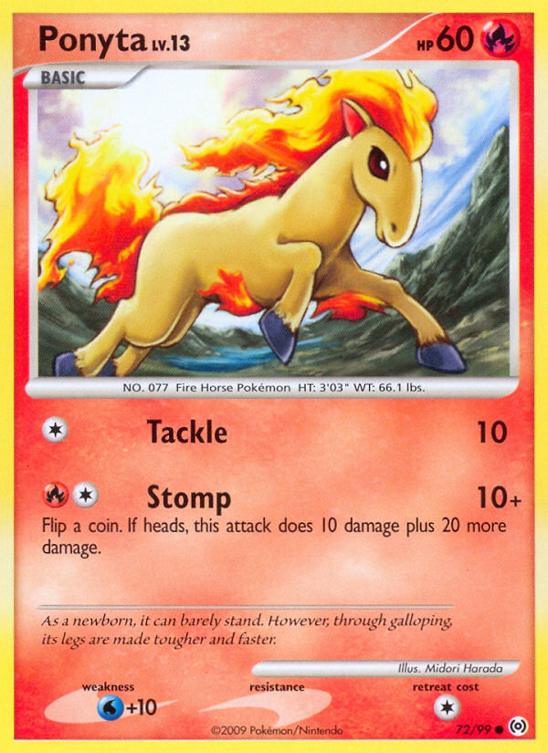 Ponyta (72/99) [Platinum: Arceus] | Game Haven TX