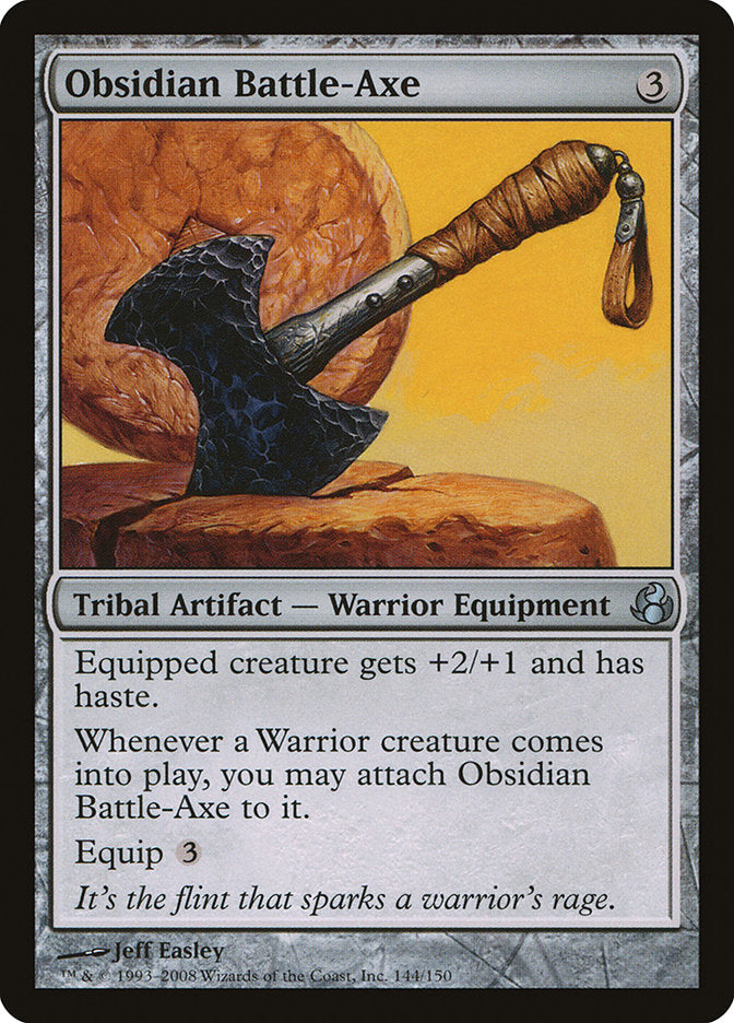 Obsidian Battle-Axe [Morningtide] | Game Haven TX
