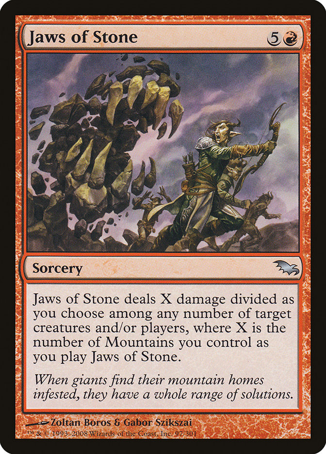 Jaws of Stone [Shadowmoor] | Game Haven TX