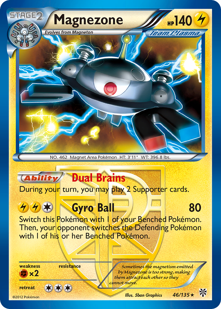 Magnezone (46/135) [Black & White: Plasma Storm] | Game Haven TX
