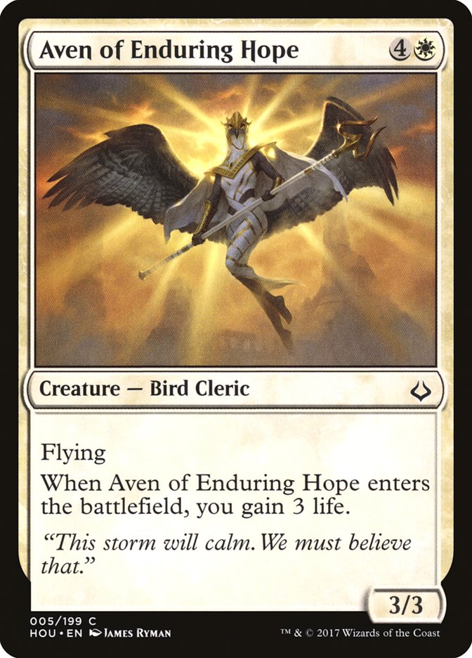Aven of Enduring Hope [Hour of Devastation] | Game Haven TX
