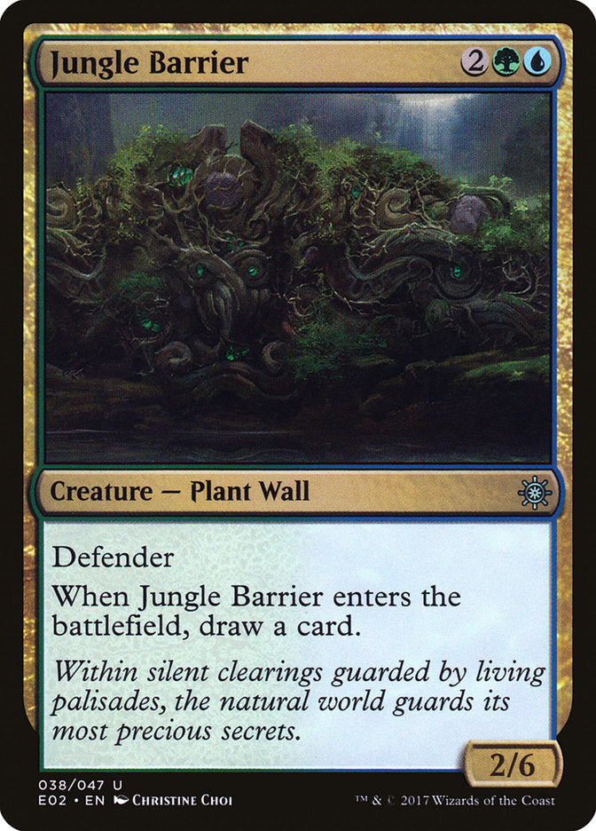 Jungle Barrier [Explorers of Ixalan] | Game Haven TX