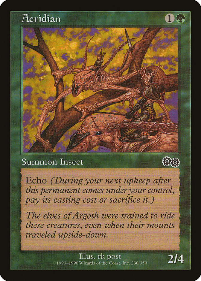 Acridian [Urza's Saga] | Game Haven TX