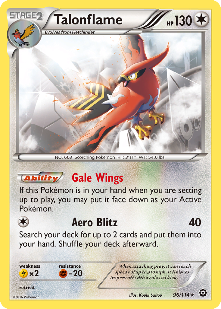 Talonflame (96/114) [XY: Steam Siege] | Game Haven TX