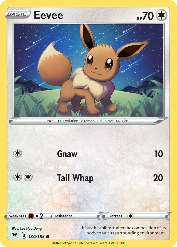 Eevee (130/185) [Sword & Shield: Vivid Voltage] | Game Haven TX