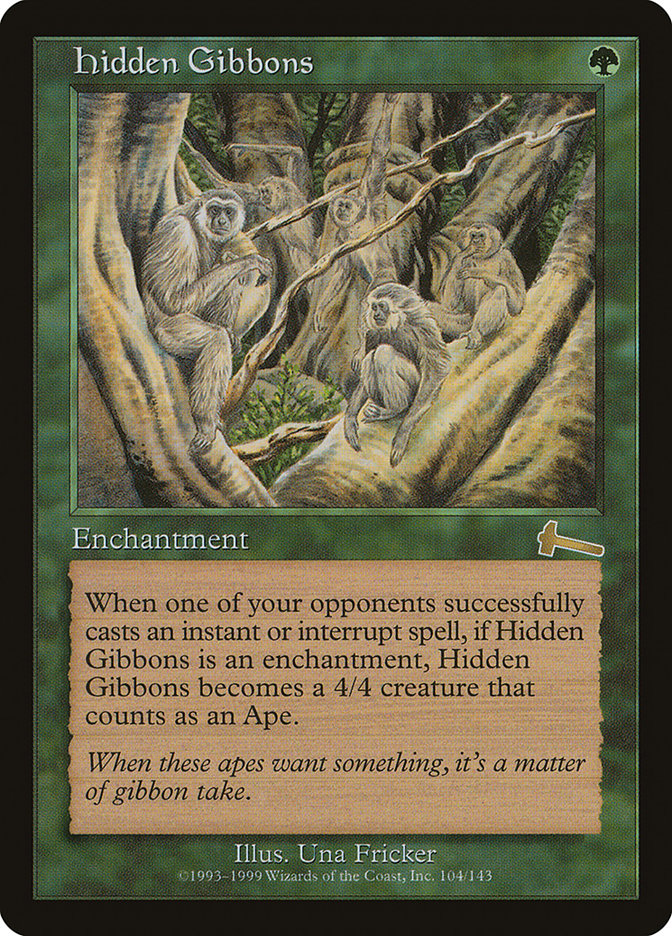 Hidden Gibbons [Urza's Legacy] | Game Haven TX