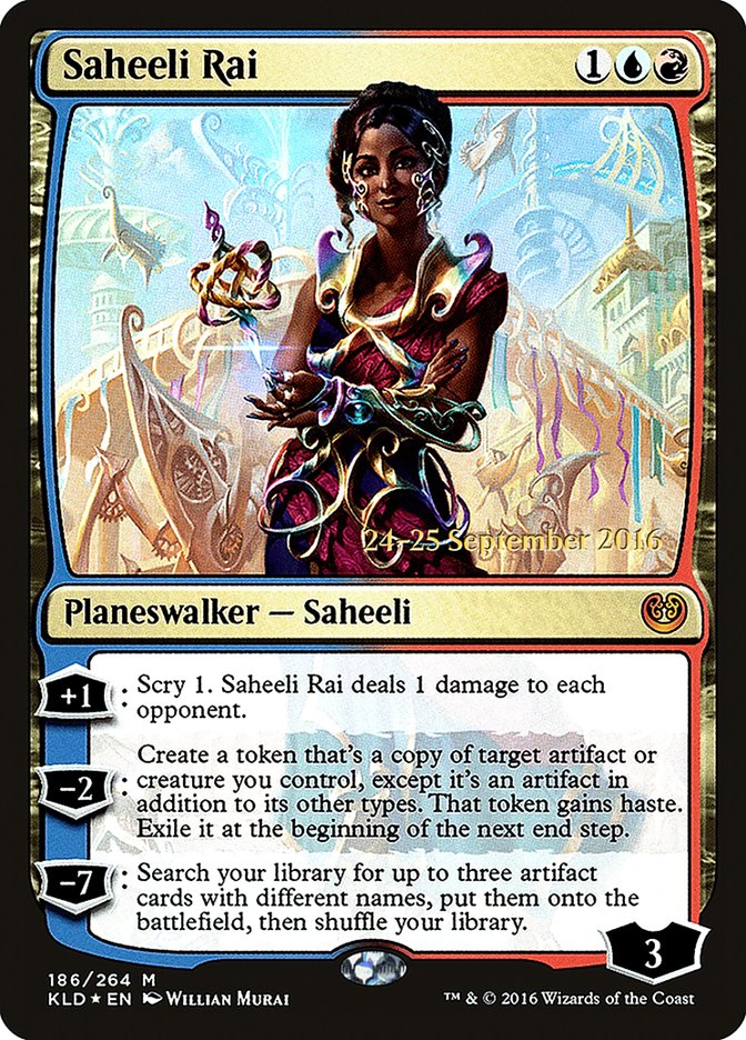 Saheeli Rai [Kaladesh Promos] | Game Haven TX