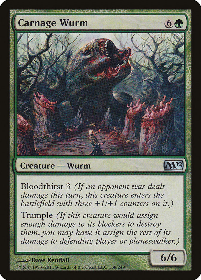Carnage Wurm [Magic 2012] | Game Haven TX