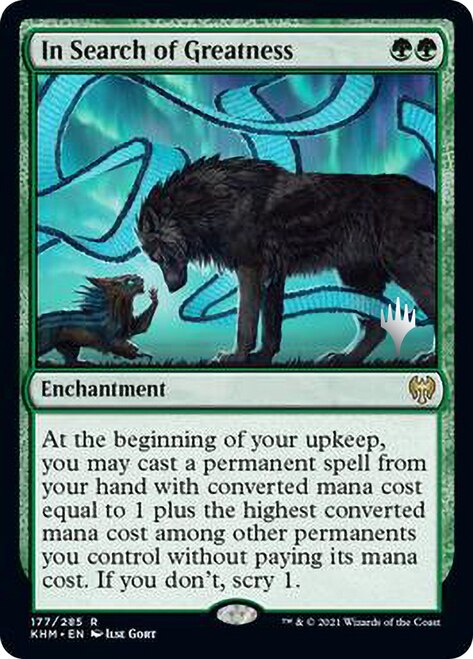 In Search of Greatness [Kaldheim Promo Pack] | Game Haven TX