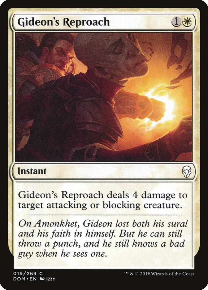 Gideon's Reproach [Dominaria] | Game Haven TX