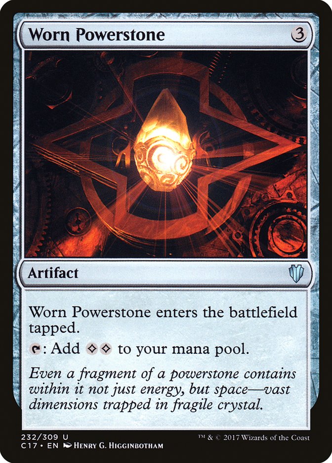 Worn Powerstone [Commander 2017] | Game Haven TX