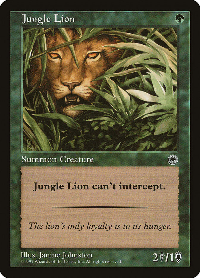 Jungle Lion [Portal] | Game Haven TX