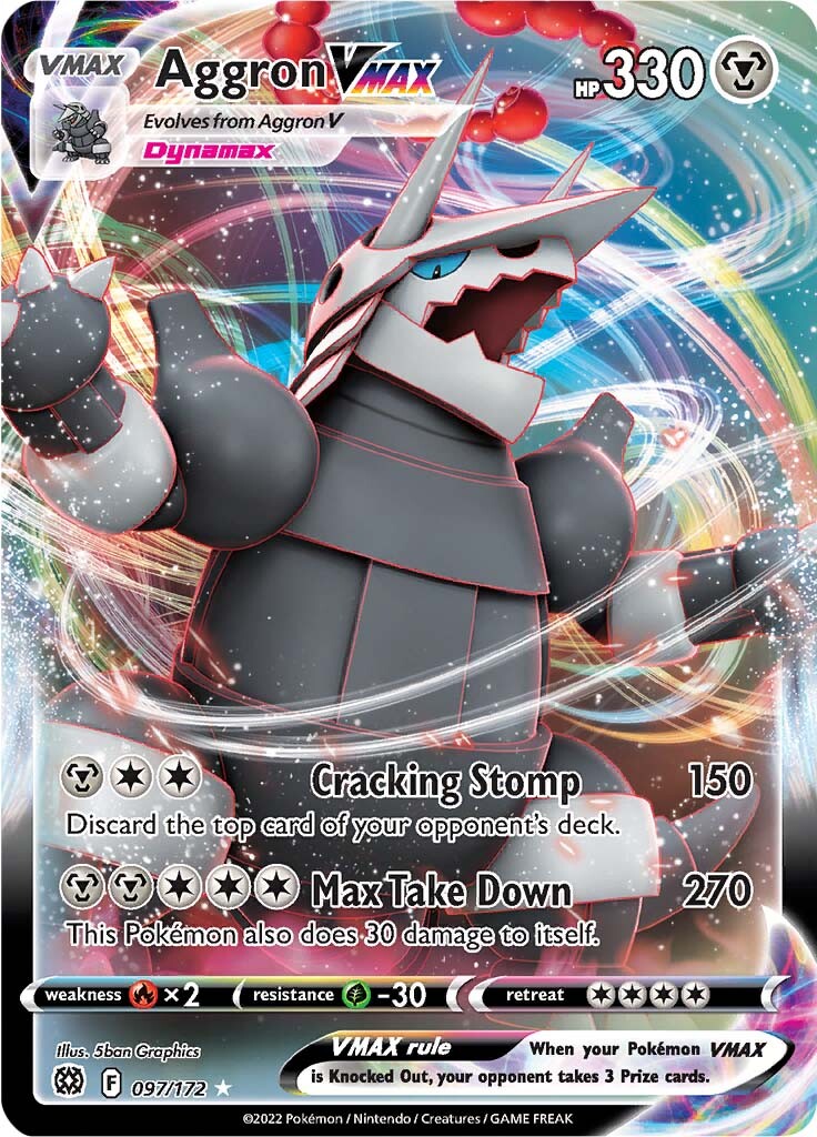 Aggron VMAX (097/172) [Sword & Shield: Brilliant Stars] | Game Haven TX