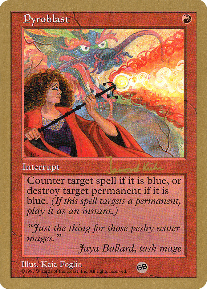 Pyroblast (Janosch Kuhn) (SB) [World Championship Decks 1997] | Game Haven TX