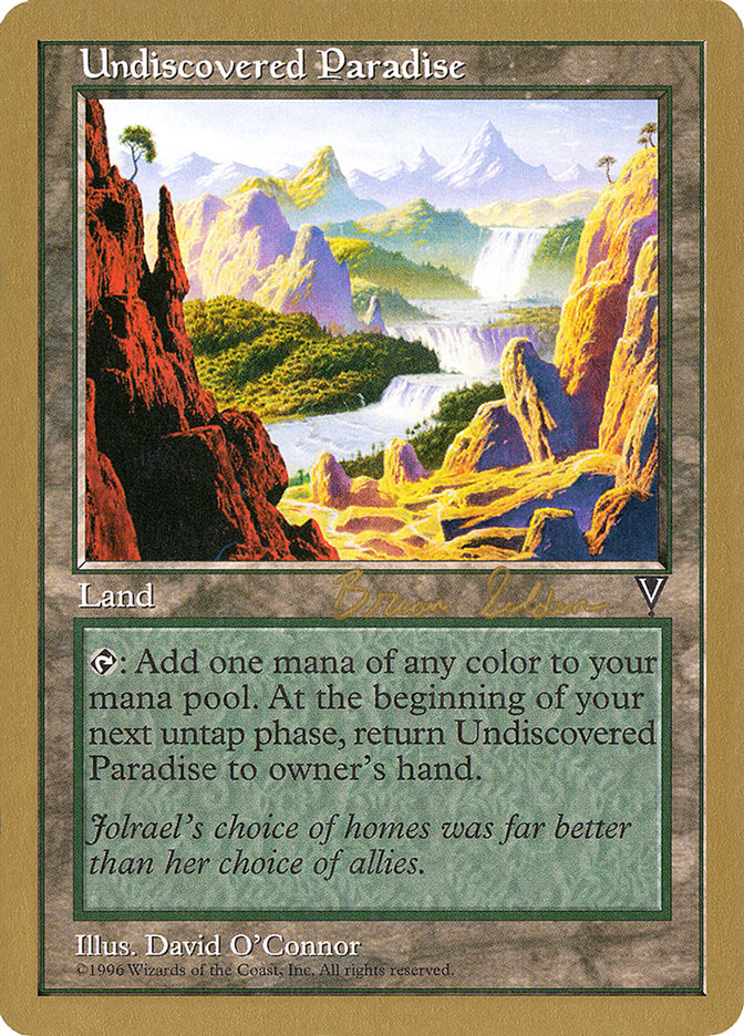 Undiscovered Paradise (Brian Selden) [World Championship Decks 1998] | Game Haven TX
