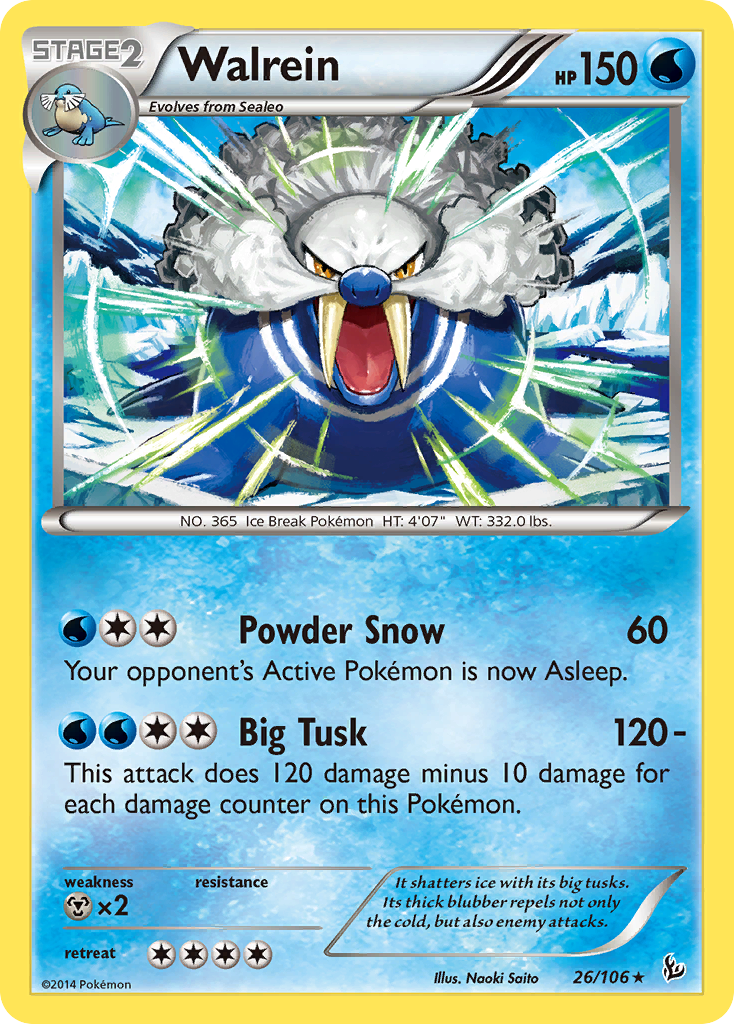 Walrein (26/106) [XY: Flashfire] | Game Haven TX