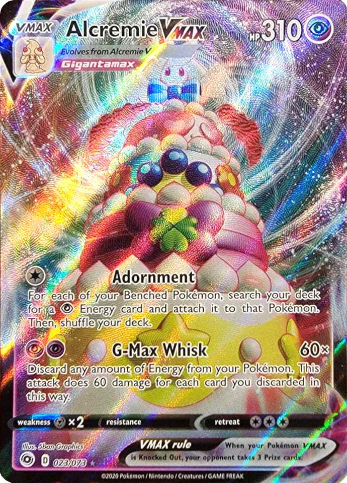 Alcremie VMAX (023/073) [Prize Pack Series One] | Game Haven TX